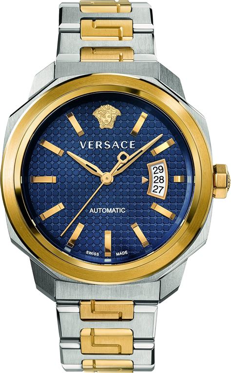 orologio versace vag030016|Versace Men's 'Dylos' Automatic Stainless Steel Casual Watch, .